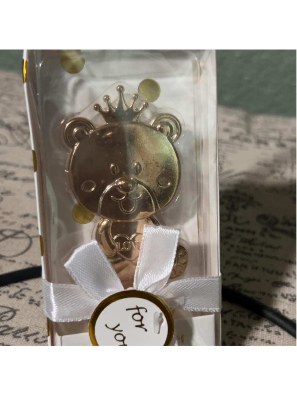 Gold baby bear bottle opener#bottleopener #gifting